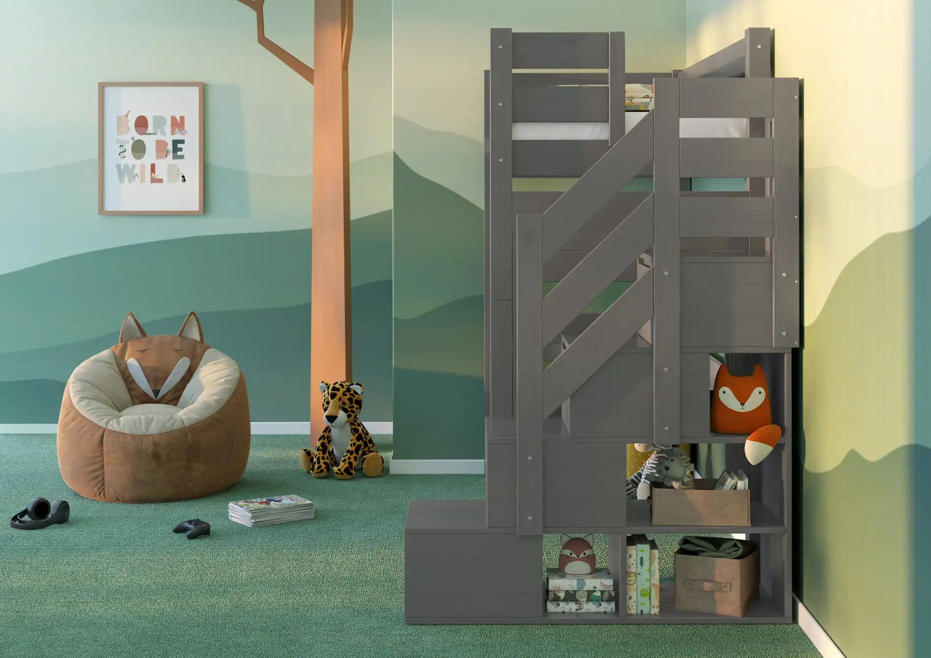 Pięterko antresola szare 3 Pięterko antresola szare - obrazek 3