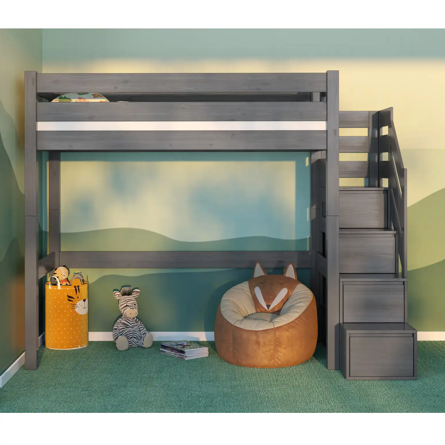 Pięterko antresola szare 2 Pięterko antresola szare - obrazek 2