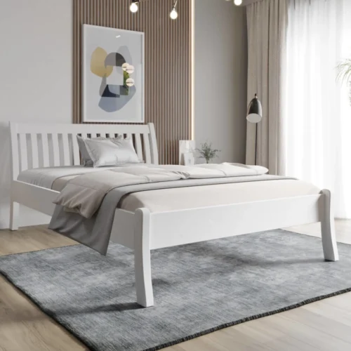 Łóżko Sosnowe Tonja Biały