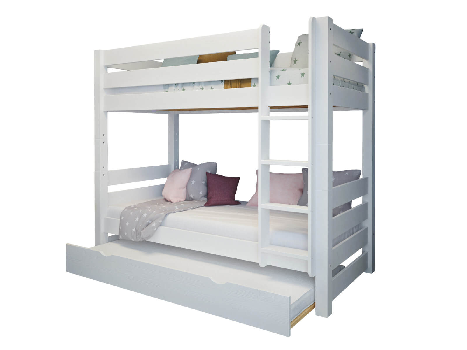 Szuflada na materac do łóżka Jan/3 osobowego/Sen Trio biała 3 Szuflada na materac do łóżka Jan/3 osobowego/Sen Trio biała - obrazek 3